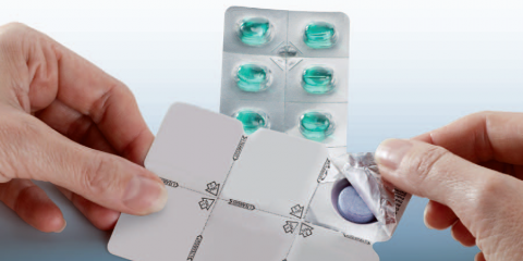 child-resistant blister foil for pharmaceuticals